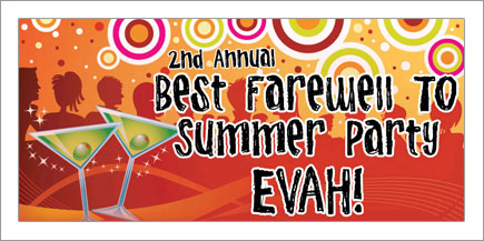 2nd Annual Best Farewell To Summer Party EVAH!