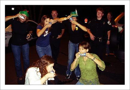 Beer Shotguns w/ the Police