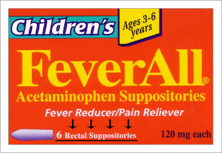 Feverall Rectal Suppositories