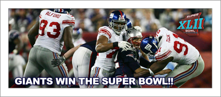 Giants Win The Super Bowl