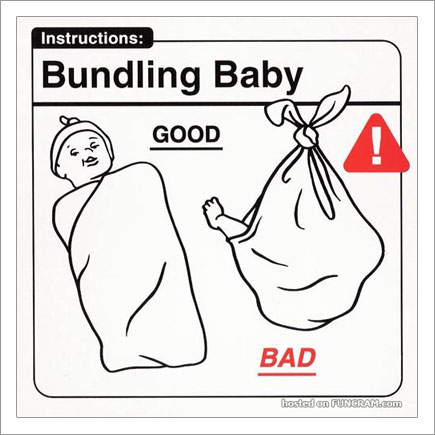 Baby Instructions For New Parents: Bundling Baby