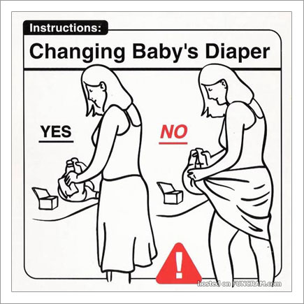 Baby Instructions For New Parents: Changing Baby Diaper